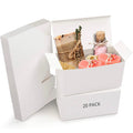Set 5 Scatoline per Bomboniere Bianche 11,5cm x 11,5cm x 23cm
