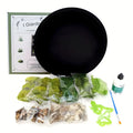 Kit Verde stabilizzato , Quadro tondo diametro 30 cm.